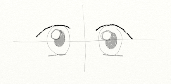 Manga Female Eyes Step 8